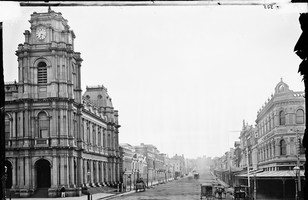 Bourke Street, Melbourne, looking east from the GPO