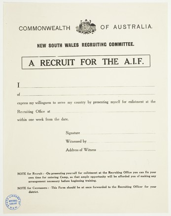 A recruit for the AIF