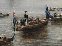 The funeral of Rear Admiral Phillip Parker King, 1856