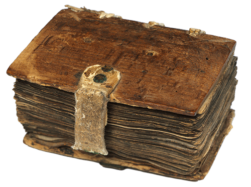 Manuscript book of statutes containing Magna Carta and 20 other statutes in Latin or French