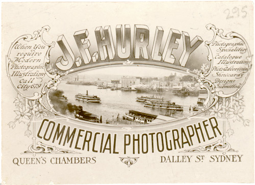 Frank Hurley's business card