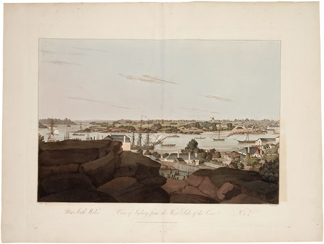 New South Wales. View of Sydney, from the West Side of the Cove. No. 1