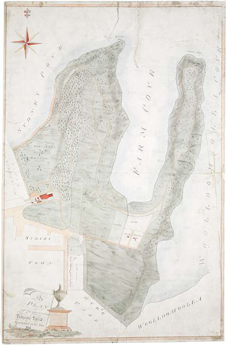 A plan of the Governors Demesne land surveyed in the year 1816