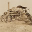 Steam Plough at work, Leeton 1913