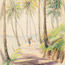 6. Island walk, Samarai, Papua, 1922