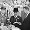 Governor General Sir Isaac Isaacs inspecting agricultural produce at the Royal Easter Show, Sydney, April


