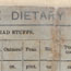 Detail, 'Steerage Dietary Scale', from Passengers' contract ticket issued to Alexander Innes, his wife and children, 20 December 1882, for a passage on the Otago from Glasgow to Brisbane, Queensland