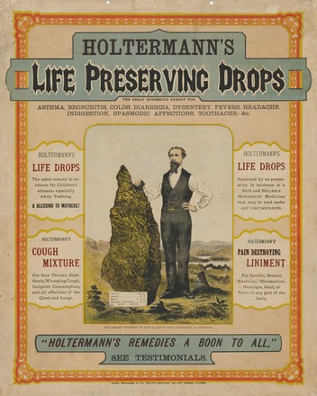 Holtermann's Life Preserving Drops poster