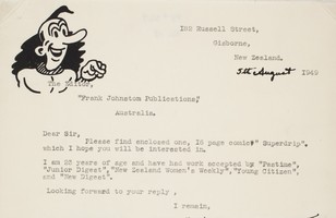 Letter to Frank Johnson (1949)