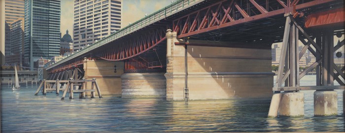 Pyrmont Bridge, Darling Harbour, Sydney, 1995