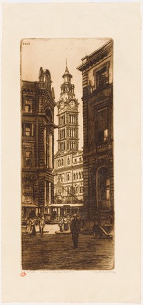 P Office Tower from Wynard Street, 1916
