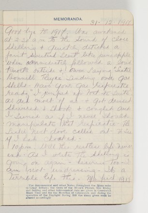 Anne Donnell diary, 31 December 1917