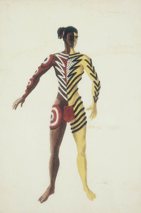 ‘The thunder man’ costume design for the ballet Corroboree, 1953