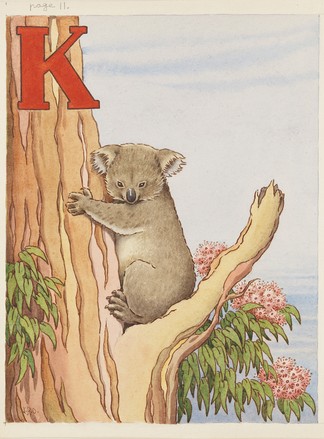 K–L drawing, in colour (c. 1935)