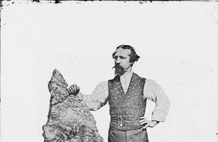 B.O. Holtermann with the Holtermann nugget, Hill End