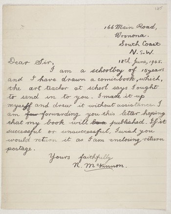 Letter to Frank Johnson (1945)