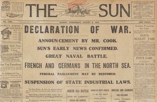 ‘Declaration of War’
The Sun, 5 August 1914