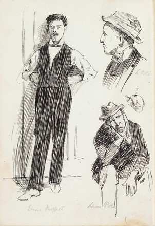Studies mostly of theatrical personalities
