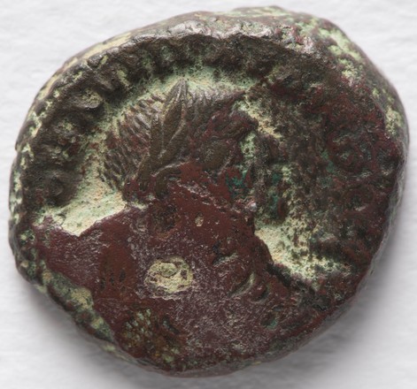 Roman Egyptian coin of the reign of the Emperor Aurelianus found at Lone Pine in 1915