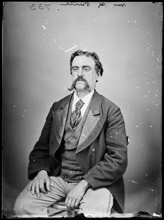 Captain [he was a sailor] Gus [Augustus] Pierce [i.e. Peirce], American variety tent theatre entrepreneur and photographer