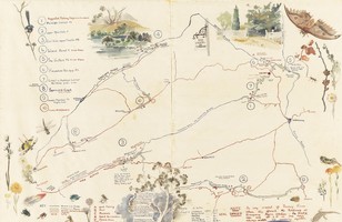 Kosciuszko fishing map for Douglas Stewart
