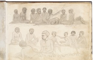 The natives that were sent from Hobart Town to Great Island 1832