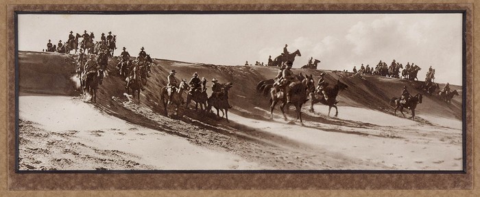 The advance through the desert with the ALH in Palestine 