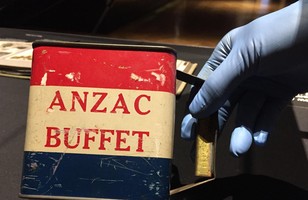 Anzac buffet donation tin
