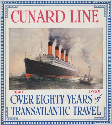Over eighty years of trans-Atlantic travel: a pictorial history showing the progress of Cunard, 1922