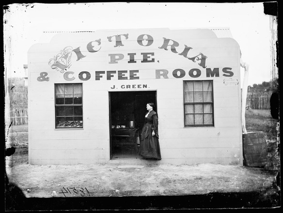 J. Green's Victoria Pie & Coffee Rooms, (Bath's Hill?), Hill End