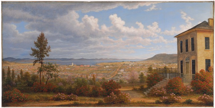 Hobart Town, taken from the garden where I lived
