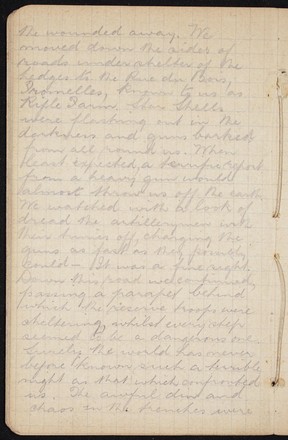 WJA Allsop diary, Allsop War Diaries, 2 July -13 September 1916