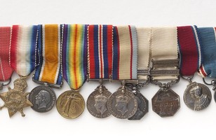 Miniature Medals awarded to Morton Henry Moyes, 1911–1945