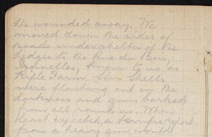 WJA Allsop diary, Allsop War Diaries, 2 July -13 September 1916