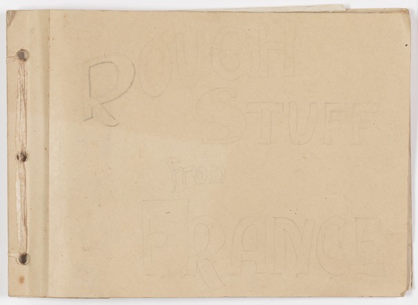 Rough stuff from France sketchbook, 2453, J Marshall Pte, 53rd Battn, AIF