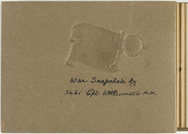War snapshots by 3461 Cpt. WH Burrell MM c. 1916 