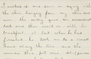 Harris narrative of the capture of SS Matunga and experiences as a
prisoner of war, ca. 1918
