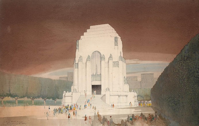 Anzac Memorial, Hyde Park, 15 September 1930