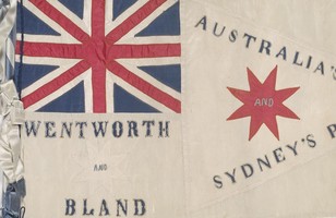 Wentworth and Bland election banner, 1843