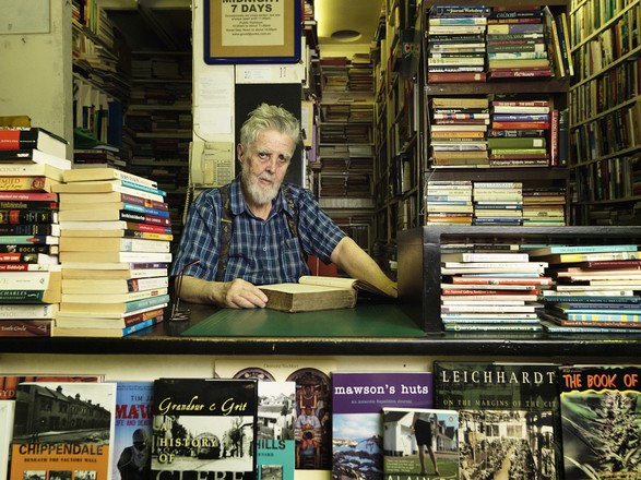 Bob Gould, Gould's Book Arcade, 32 King Street, 12 November 2009