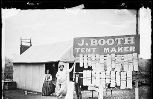 J. Booth, tentmaker, and tent dwelling, Home Rule