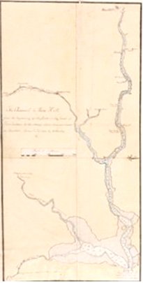 Map showing river to Rose Hill