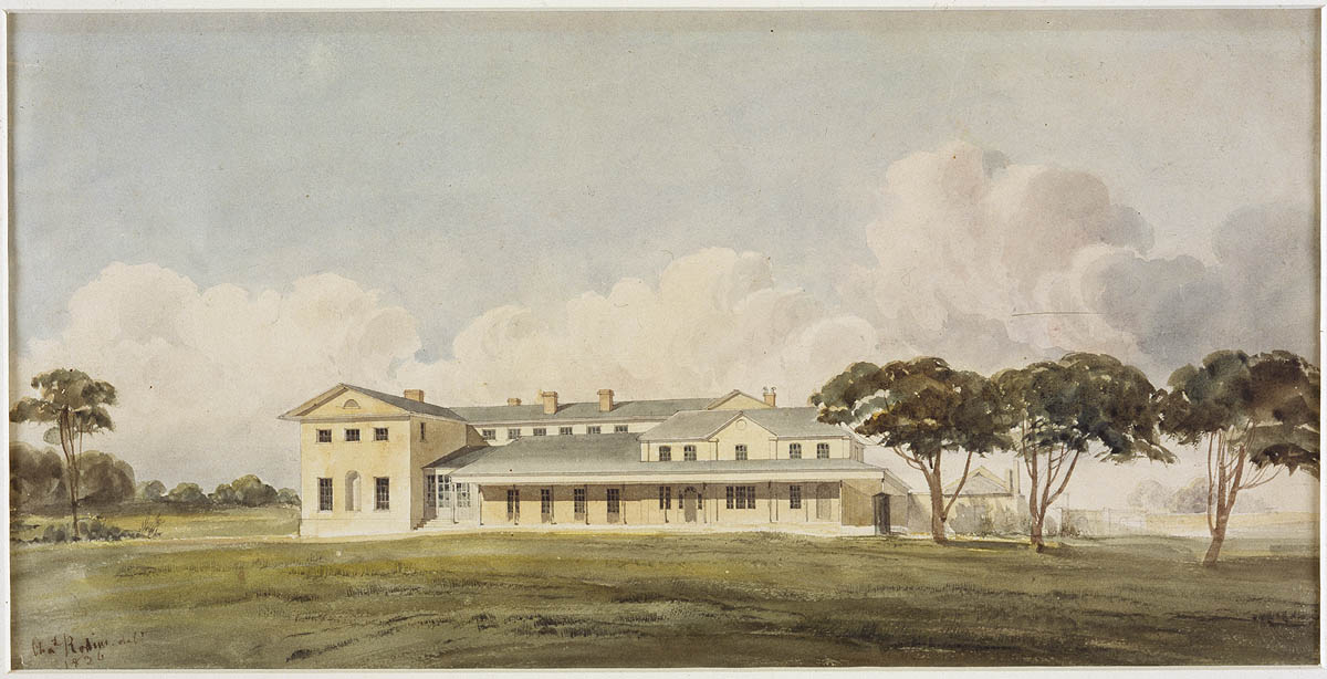 Government House, Sydney 1836 by Charles Rodius