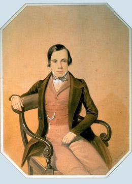 AACo. superintendent  (1861-1875) : Edward  Christopher Merewether (1820-1893), ca. 1841, watercolour, W. Nicholas attrib. 