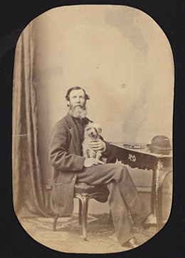 AA Co. Superintendent (1851- 1881) : Philip Gidley King, the younger (1817-1904), c.1870,  carte de visite photograph. 