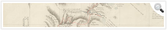  > View a map by Hamilton Hume of the journey taken by the exploratory party