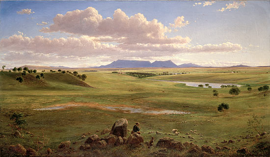 Stoneleigh, Beaufort near Ararat, Victoria, 1866 by Eugene von Guerard