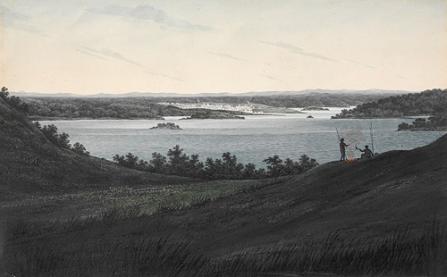A view of Sydney N.S.Wales by G.W. Evans
