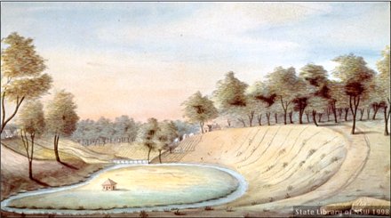 View at Rose Hill, c. 1791