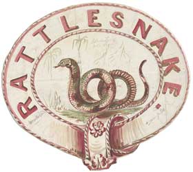 Emblem of H.M.S. Rattlesnake
